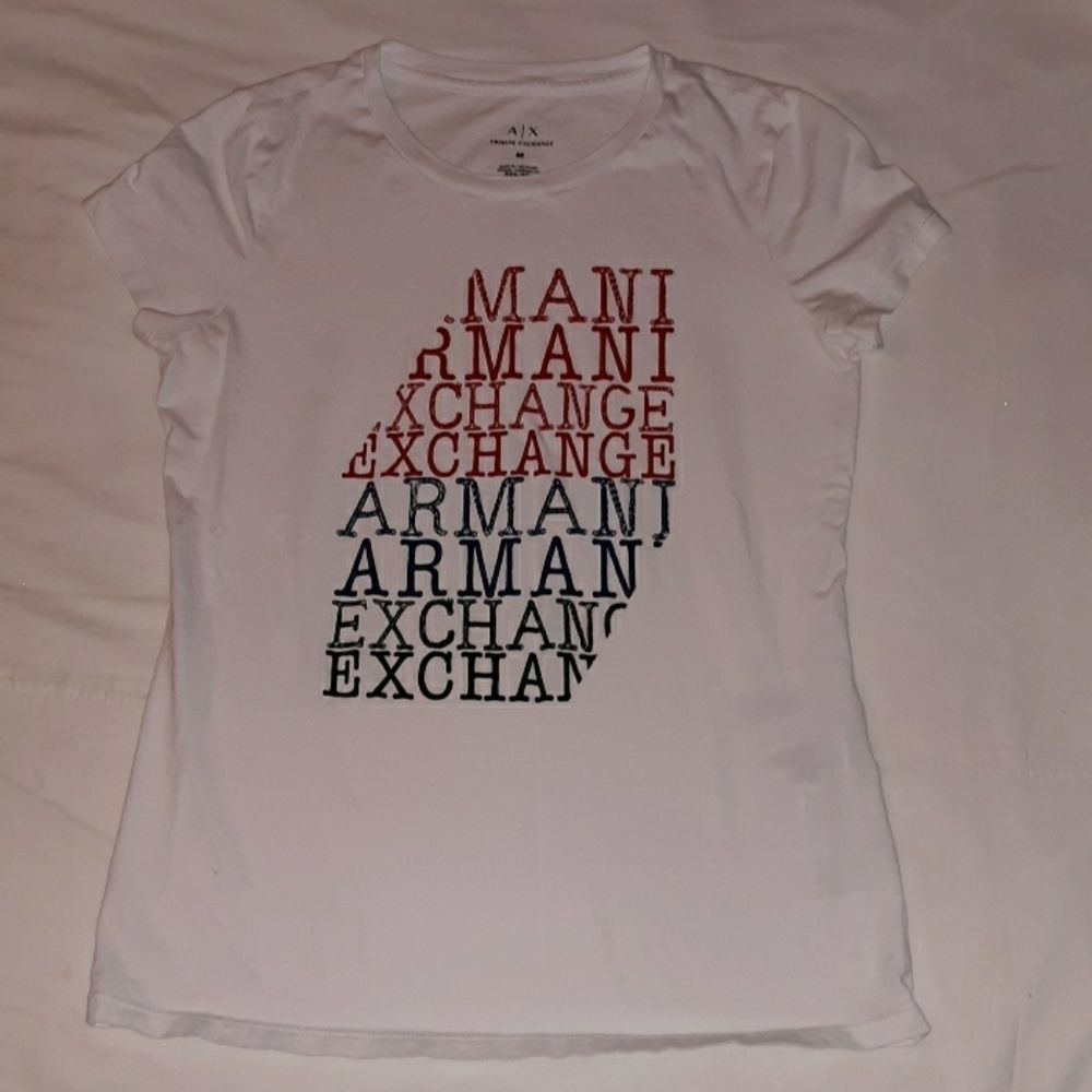 Armani Exchange Ladies Short‎ Sleeve T-Shirt Med